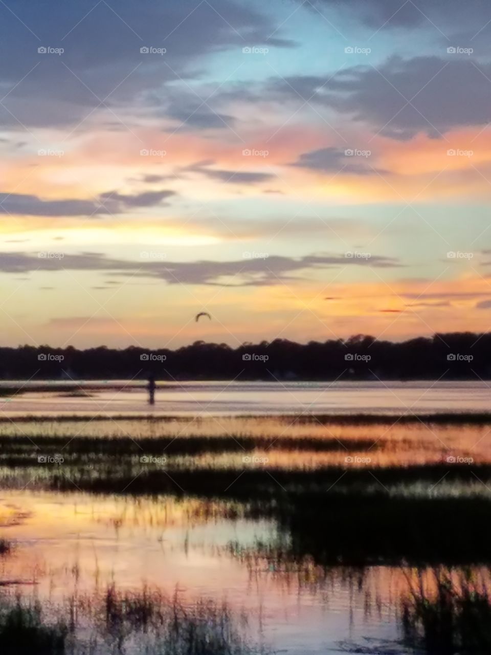 Broad Creek sunset