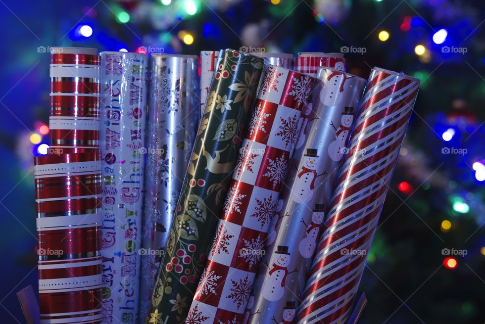 Christmas wrapping paper