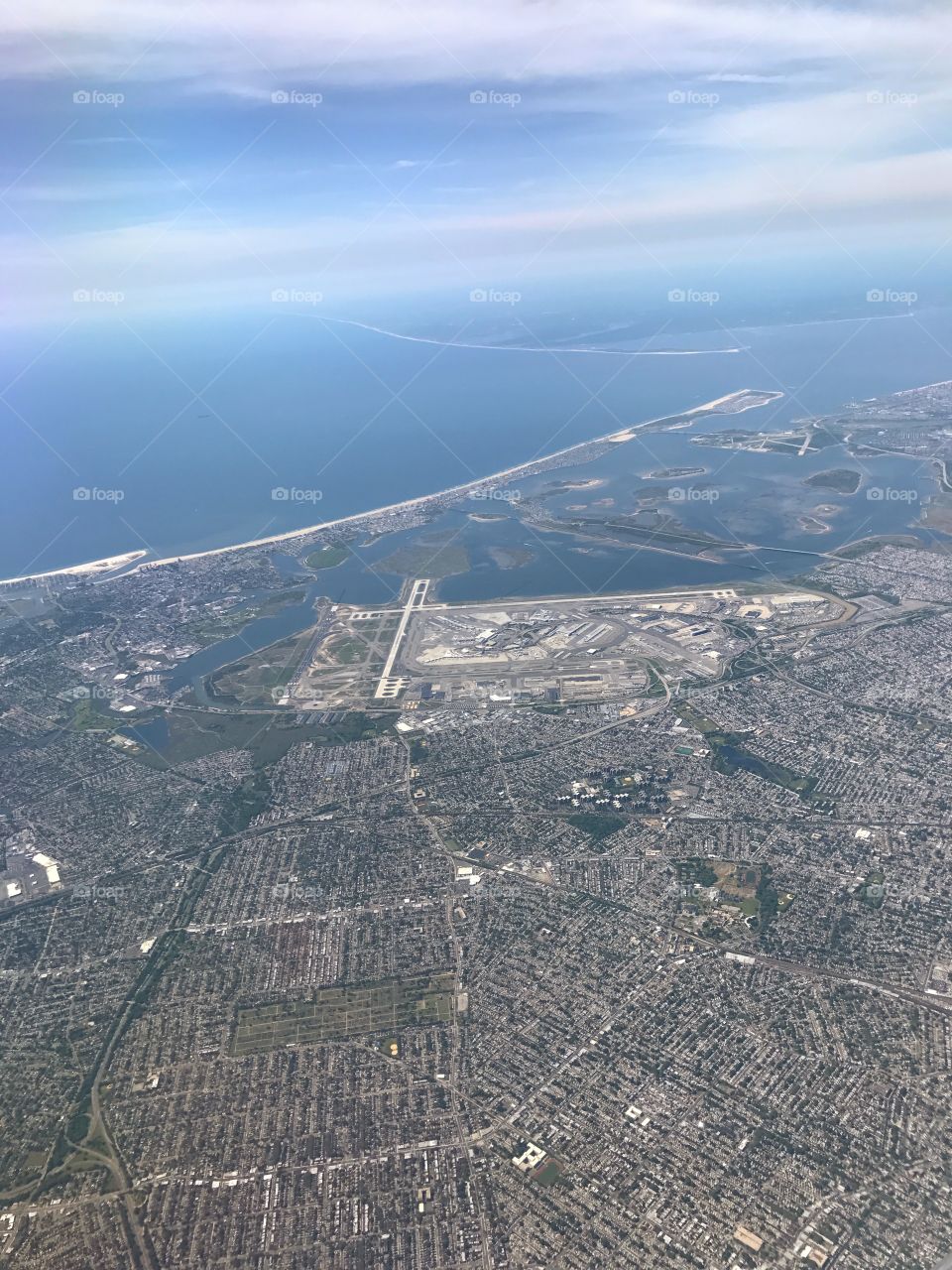 Aerial view of New York