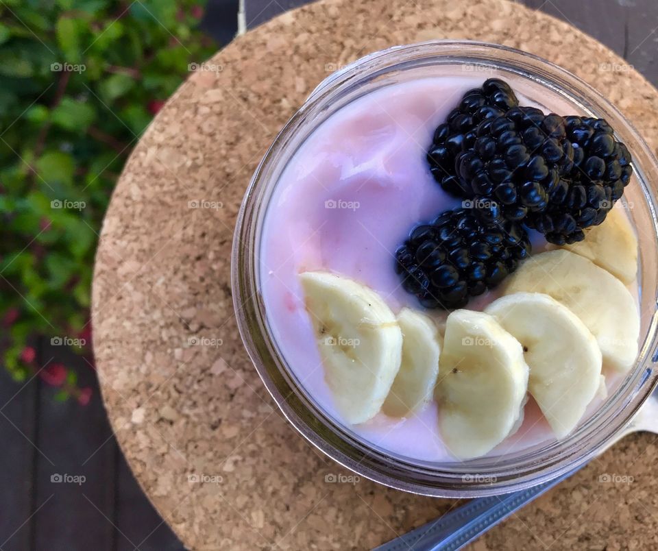 Fresh fruit smoothie 