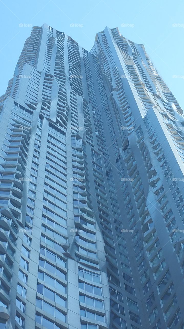 Gehry building,Manhattan NY