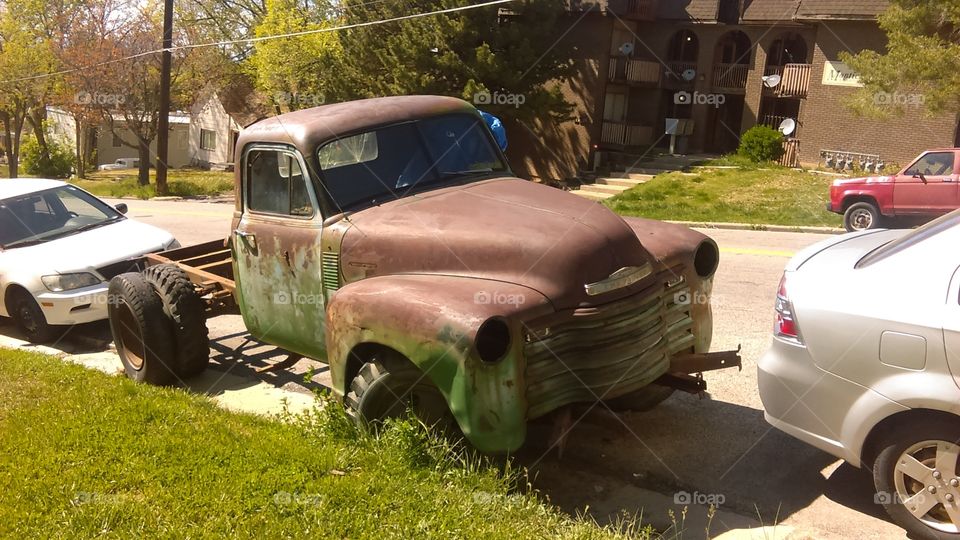 old Chevrolet truck