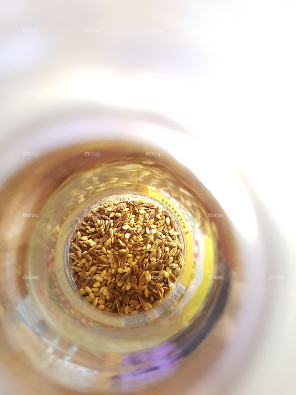 in side mouth freshner bottle