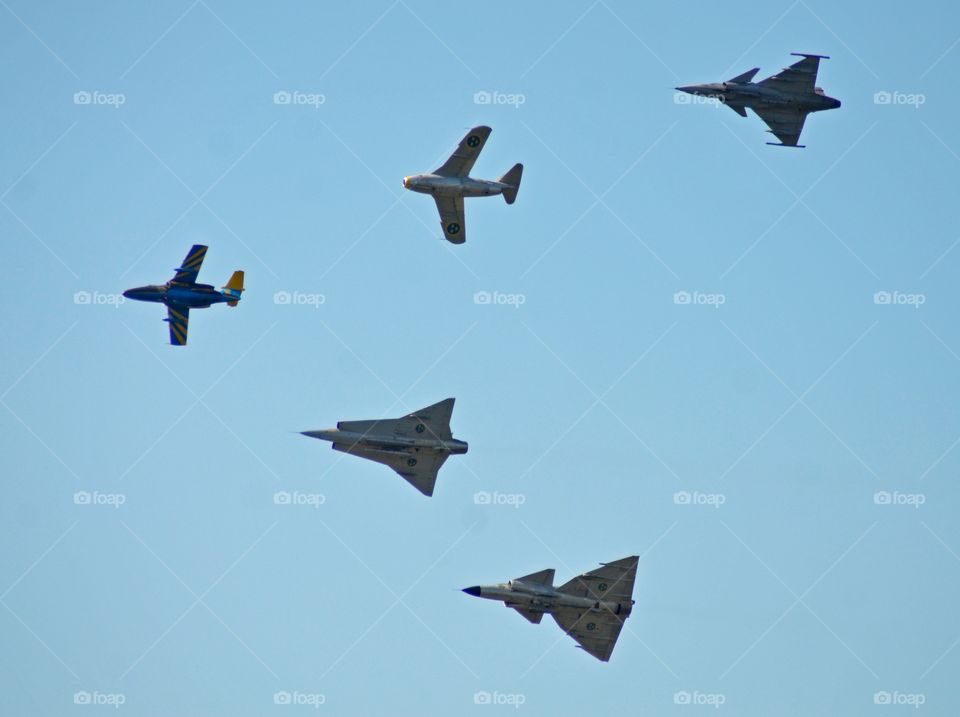 Royal swedish airforce - planes