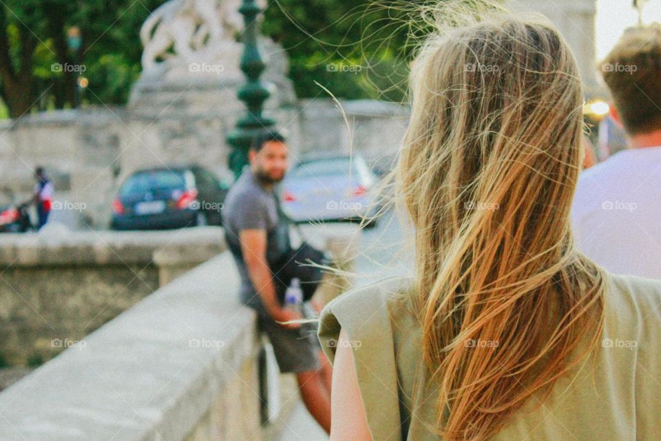 a couple on the street