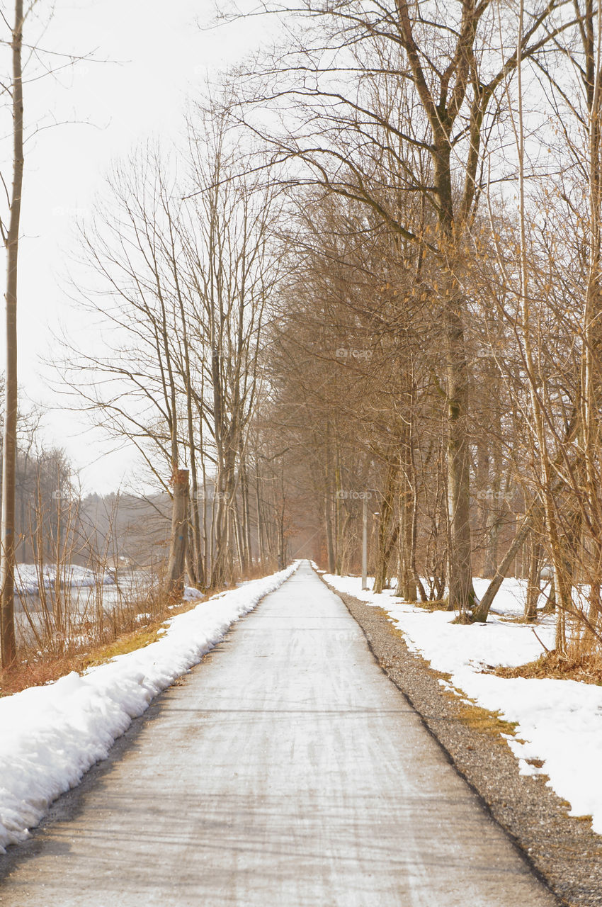 snow spring nature outdoors by lexlebeur