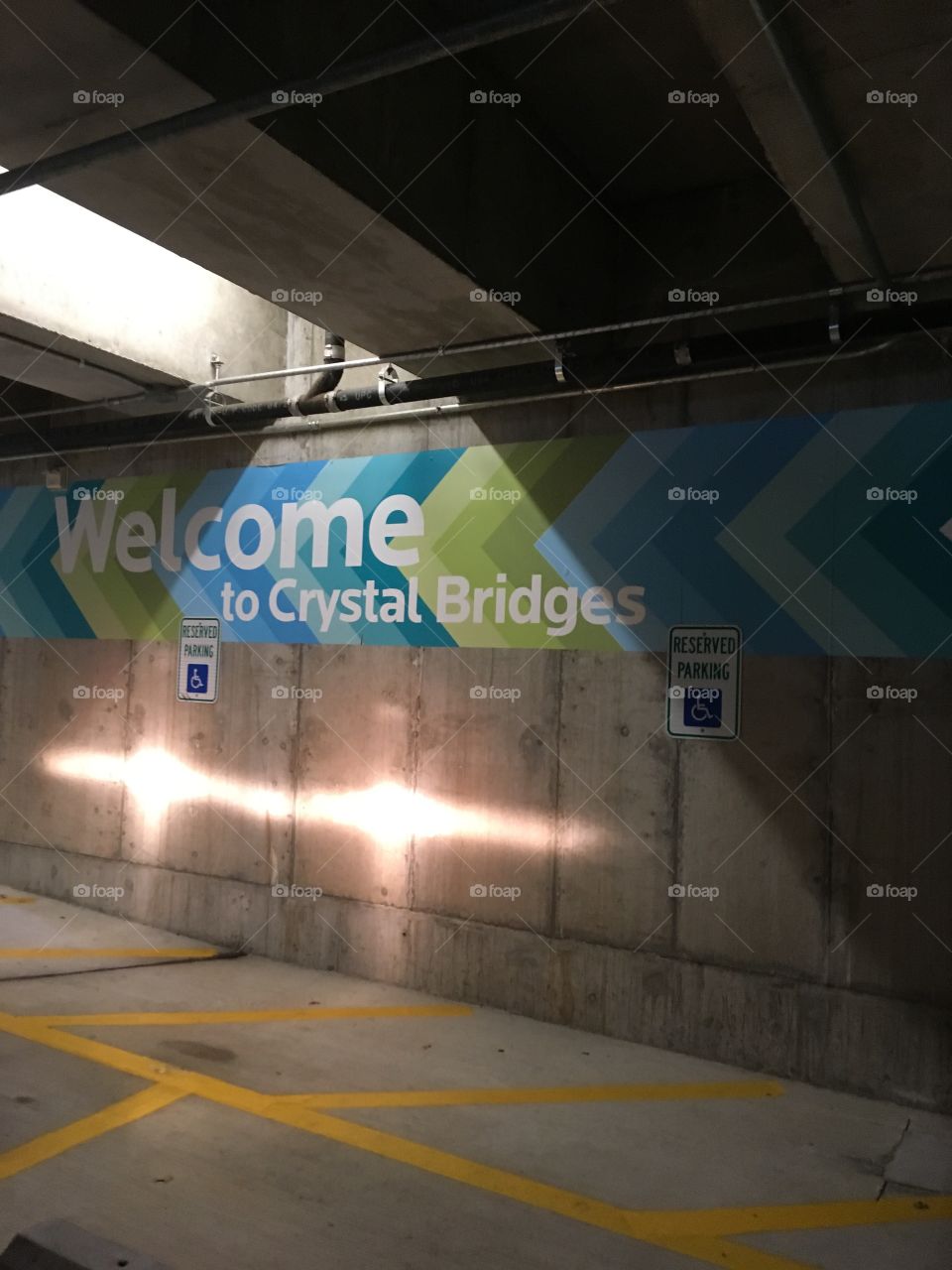 Our senior group took a trip today to Crystal bridges museum it was the first time for me.