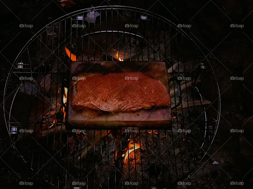 Campfire Grilled Steak 🔥
