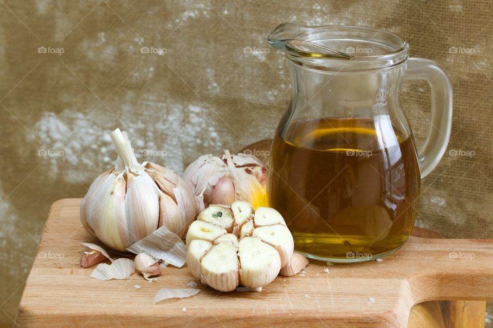 garlic and olive oil