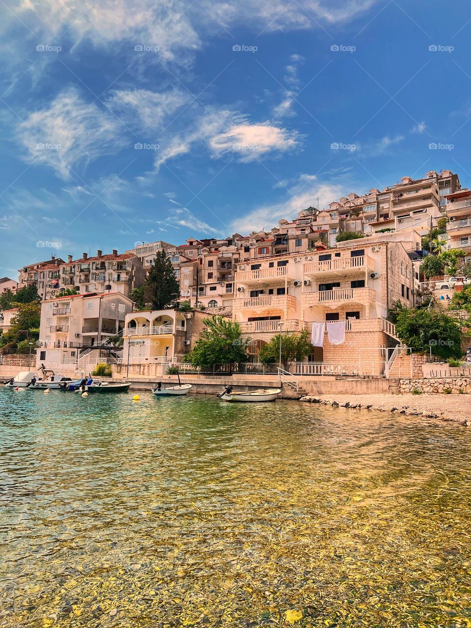 View of the city of Neum