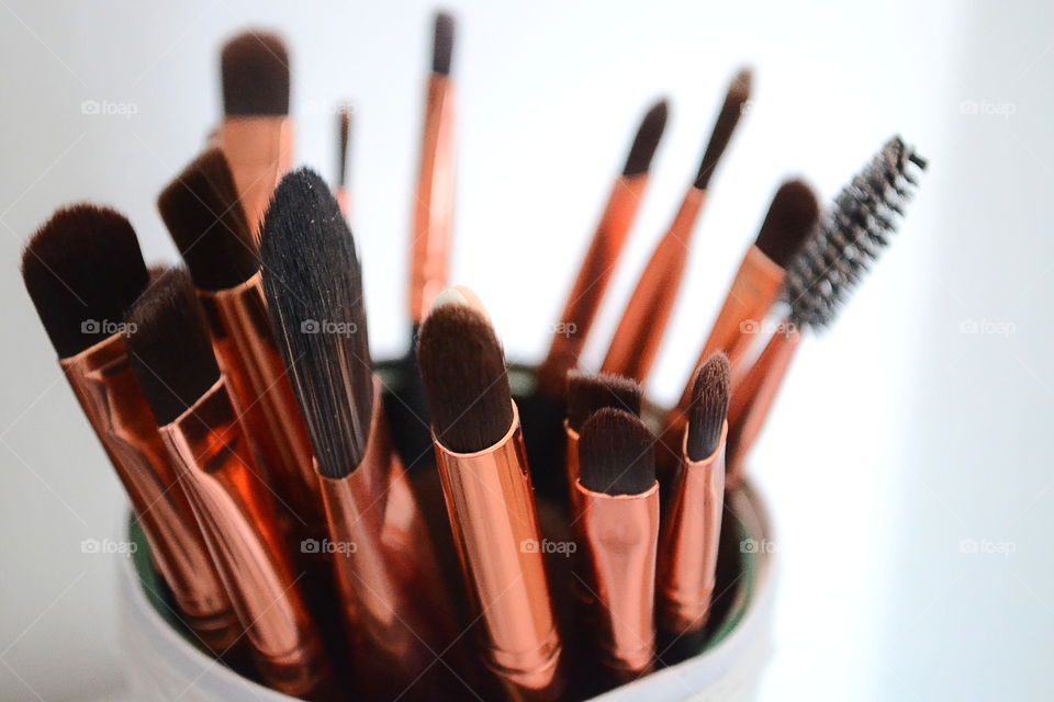 Makeup brushes