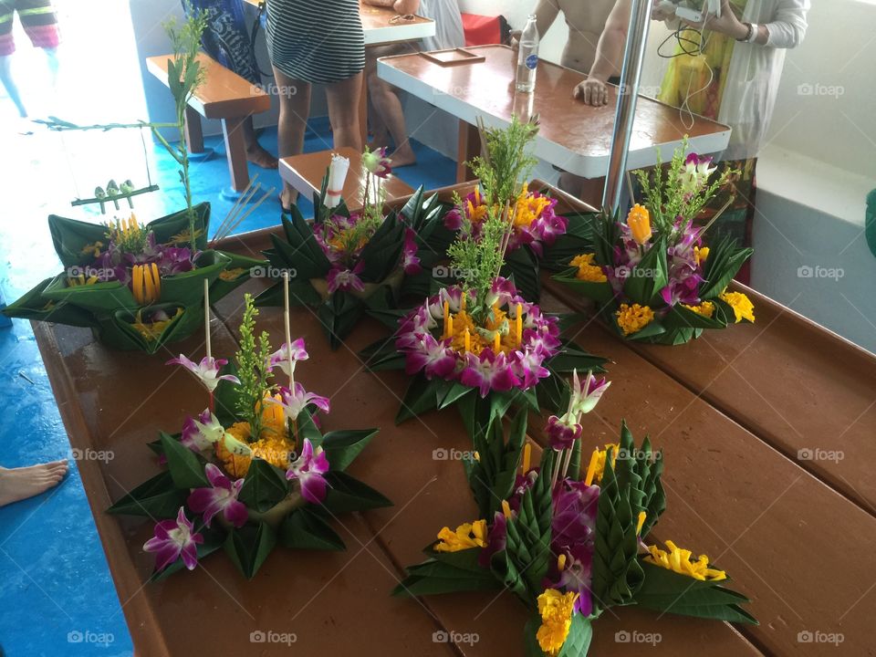 Flowers made in Thailand . Flowers made in Thailand 