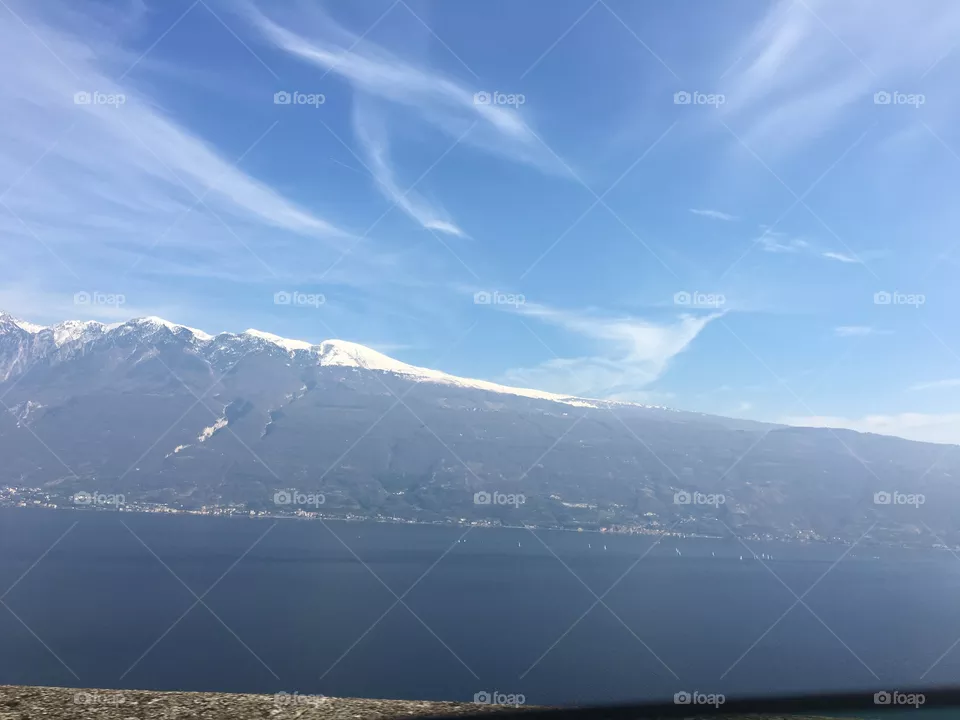 Landscape, Water, Snow, Mountain, Sky