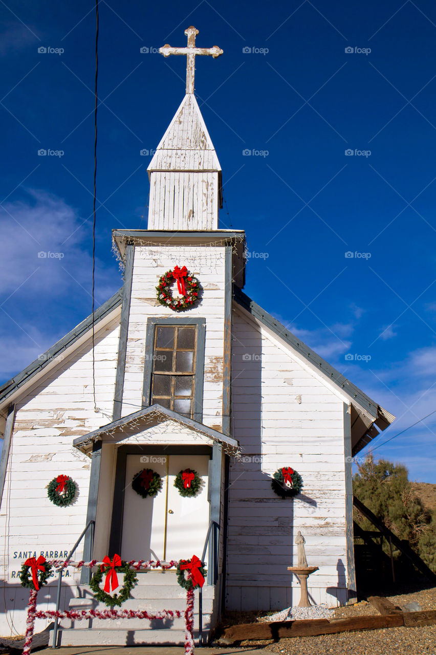 christmas church california xmas by kingrum