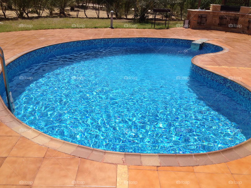 blue summer water pool by a.bilbaisi