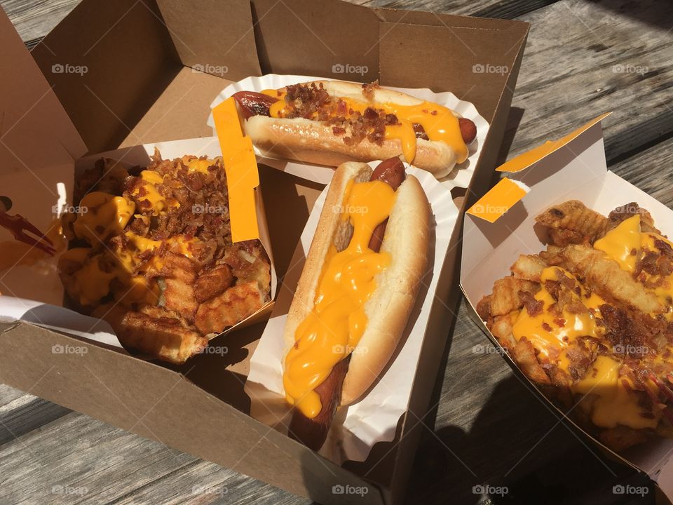 Coney island hot dogs 