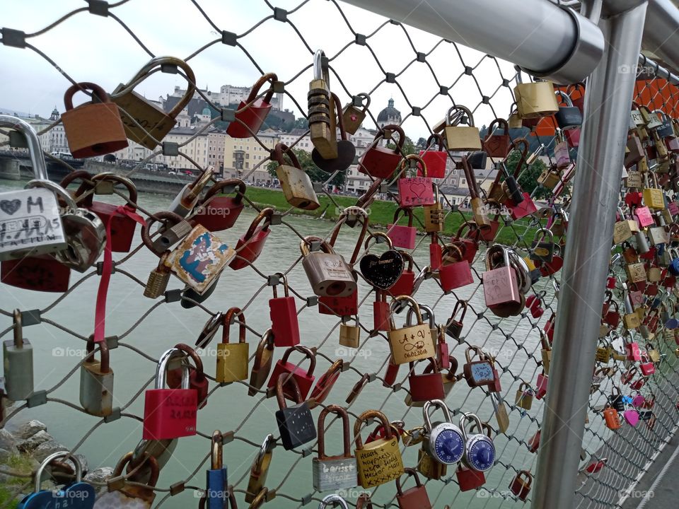 Love locked at Salzburg