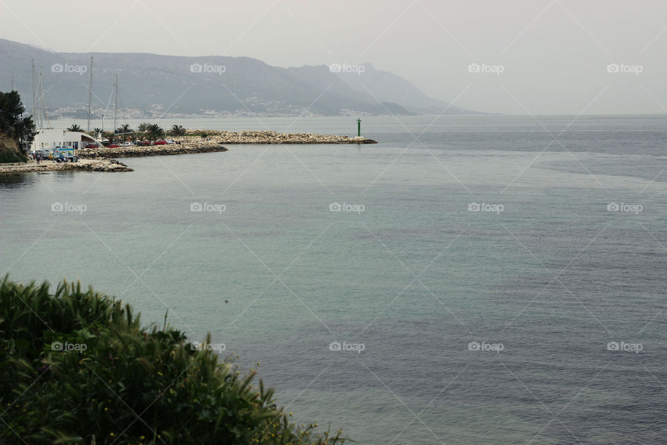 Sea and mountain