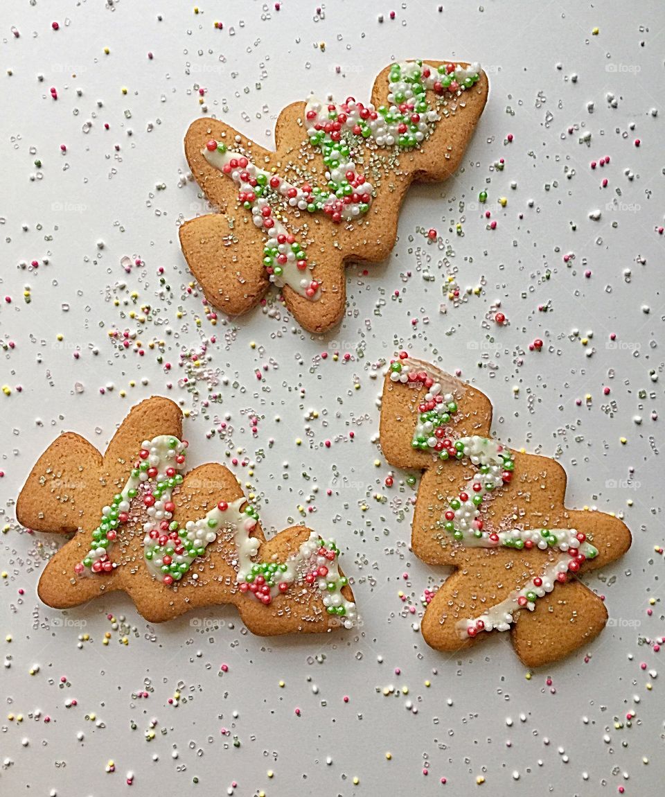 Gingerbread Christmas trees 