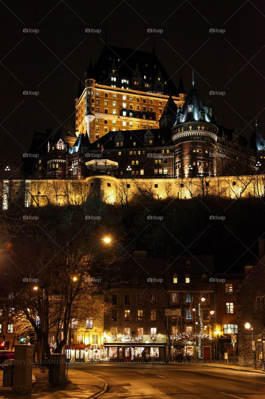 Quebec City castle