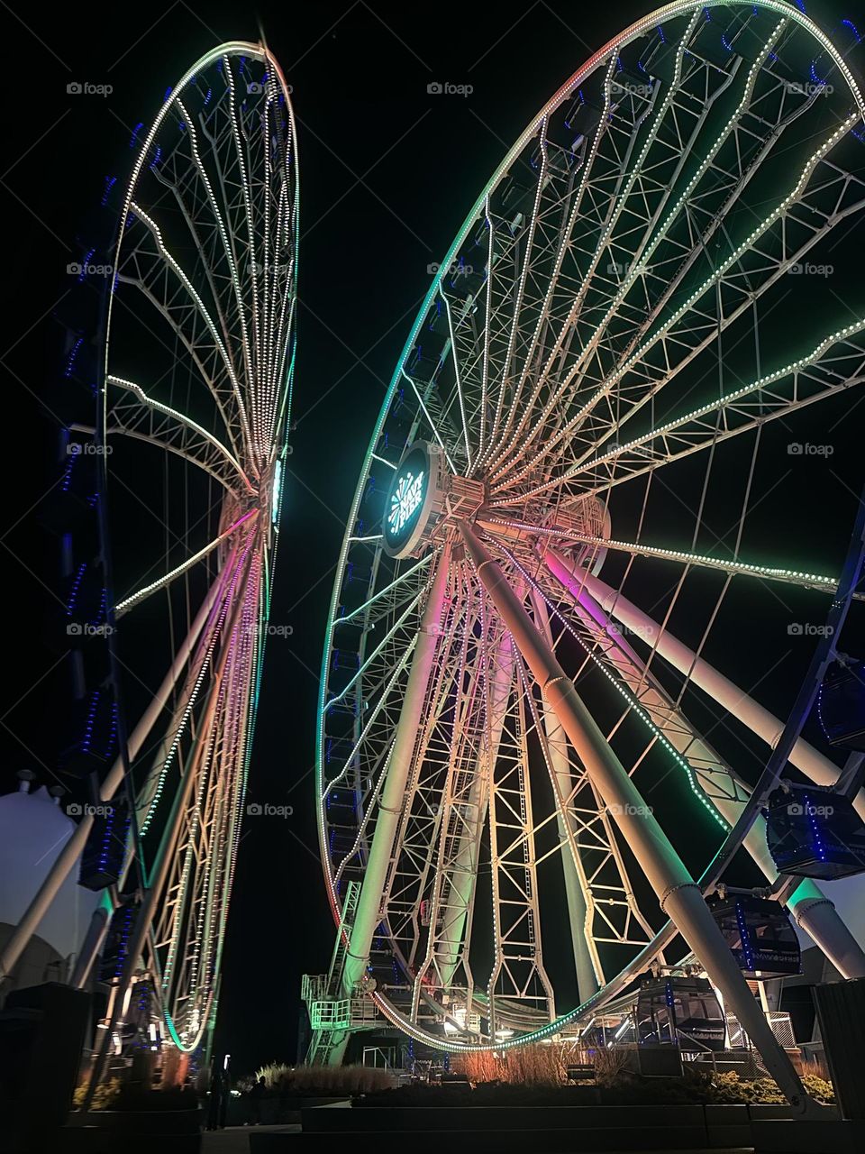 Centennial Wheel Reflection 