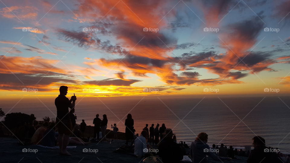 Sunset on Signal Hill, Cape Town