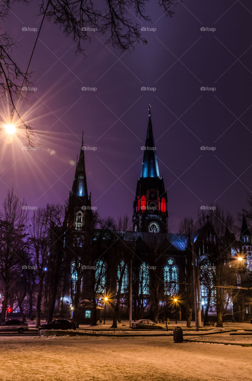 St. Olga and Elizabeth cathedral in Lviv city