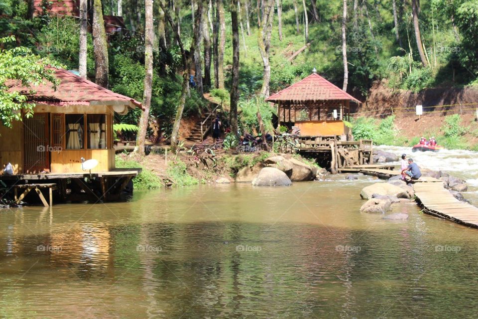 cottage by the river