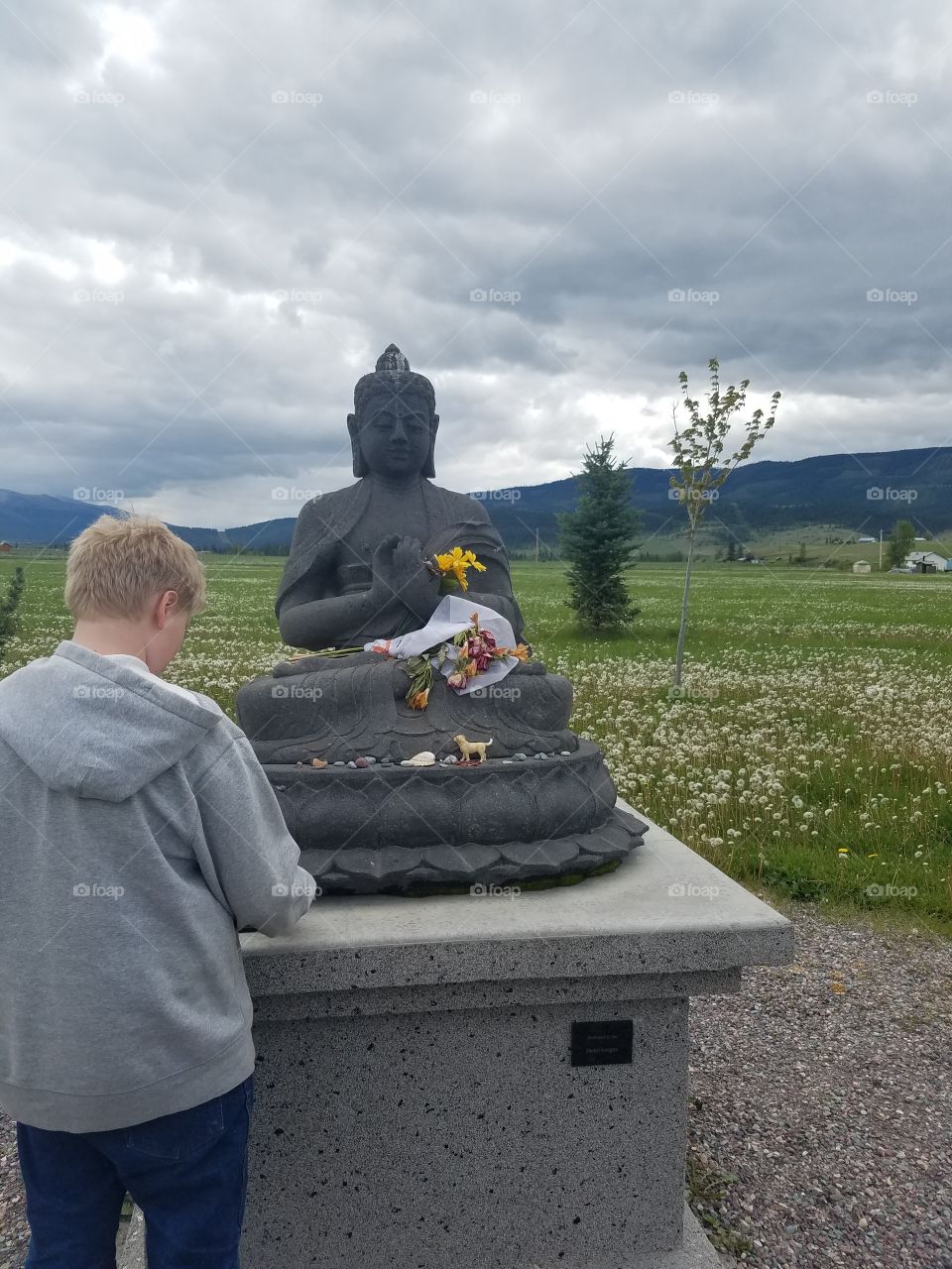 Boy and Buddha