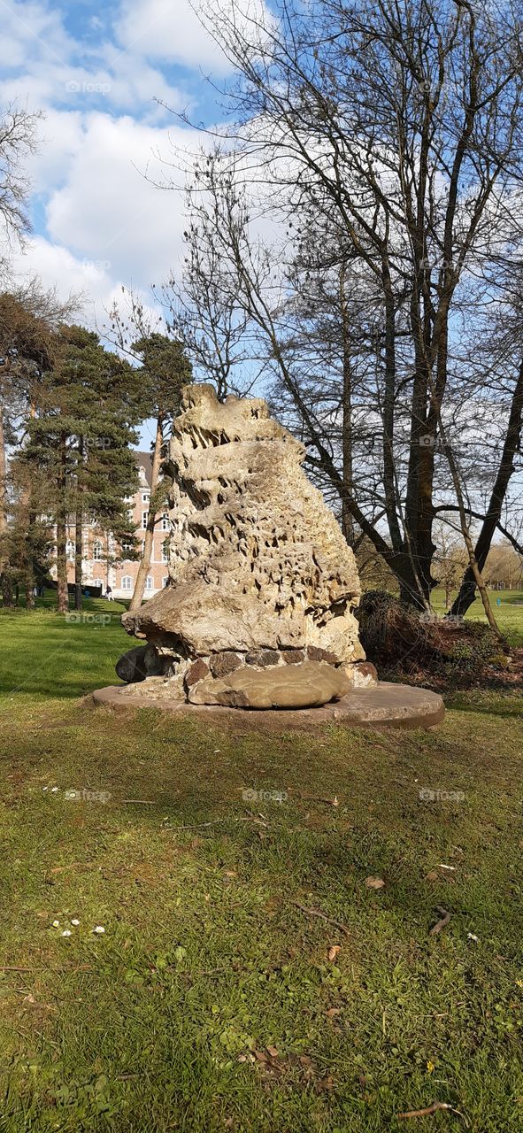 The stone on the way