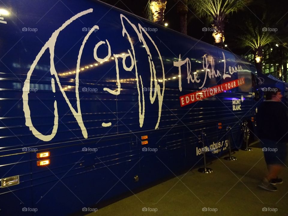 Los Angeles, California- John Lennon bus