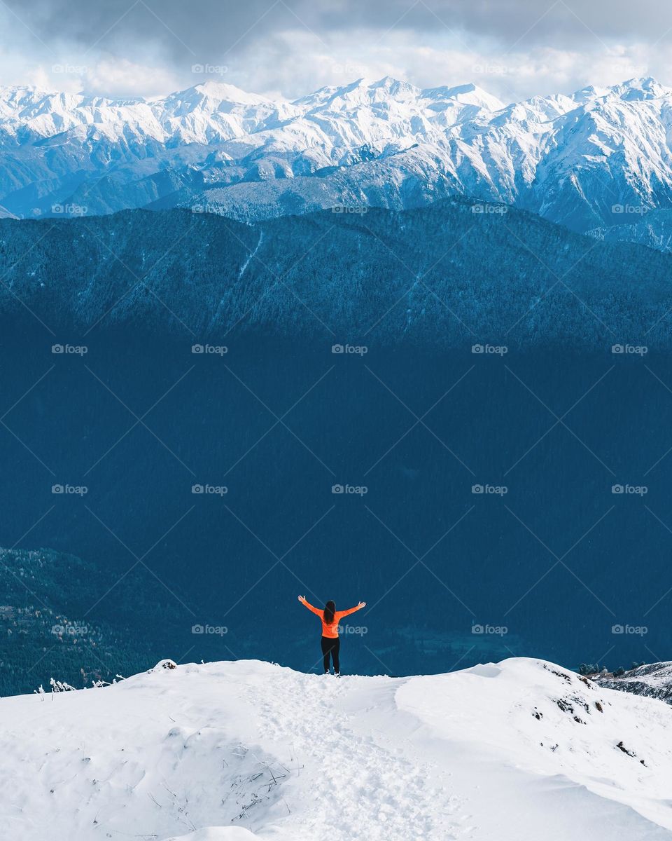 Looking to the mountains