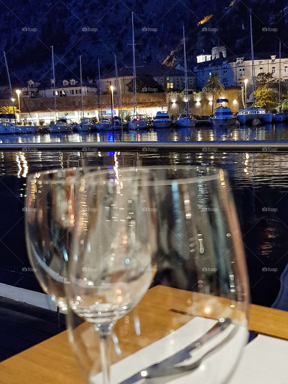 Enjoying evening by the sea