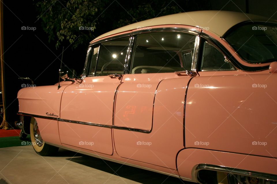 Elvis Pink Car