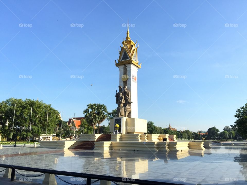 Monument of Khmer & Vietnam
