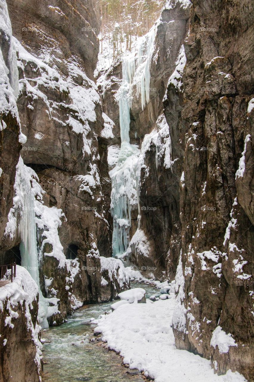 Frozen partnachklamm