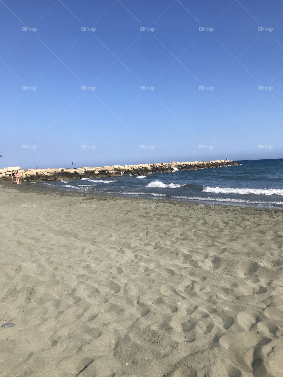 Limassol beach Cyprus 