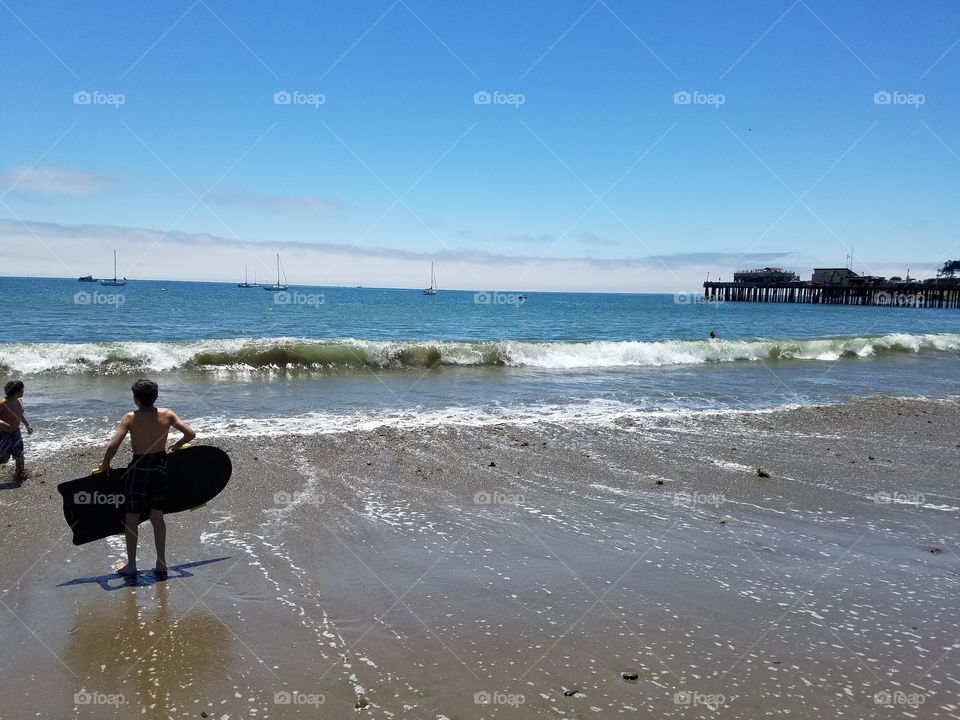 beach ocean boy surf