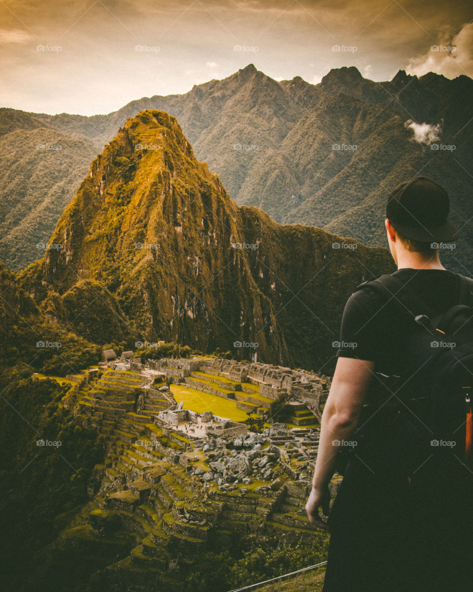Machu Pichhu, view, peru