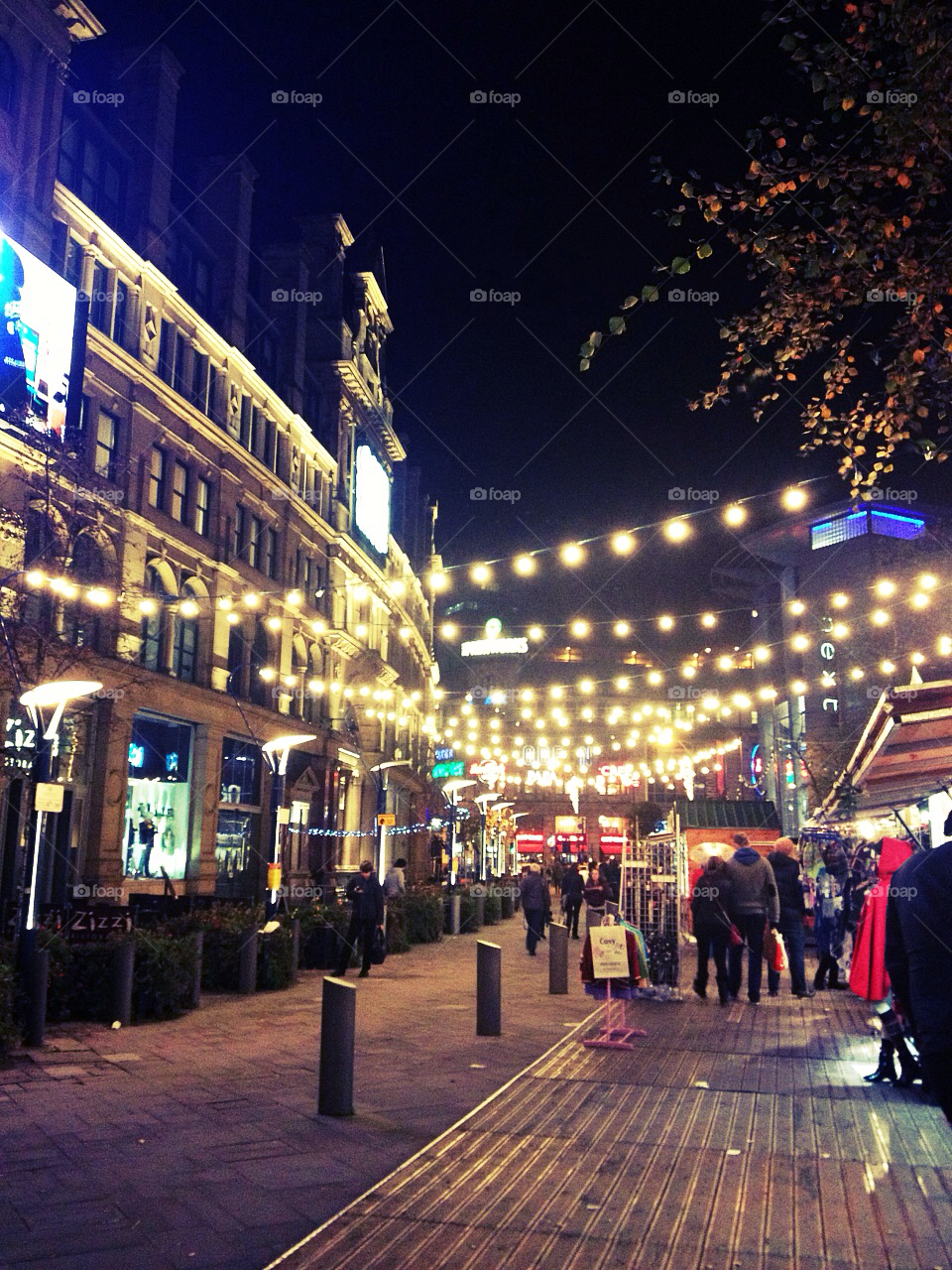 manchester uk building lights shopping by all_things_art