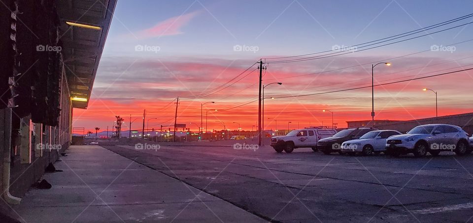 Street, Car, Sunset, Transportation System, Road