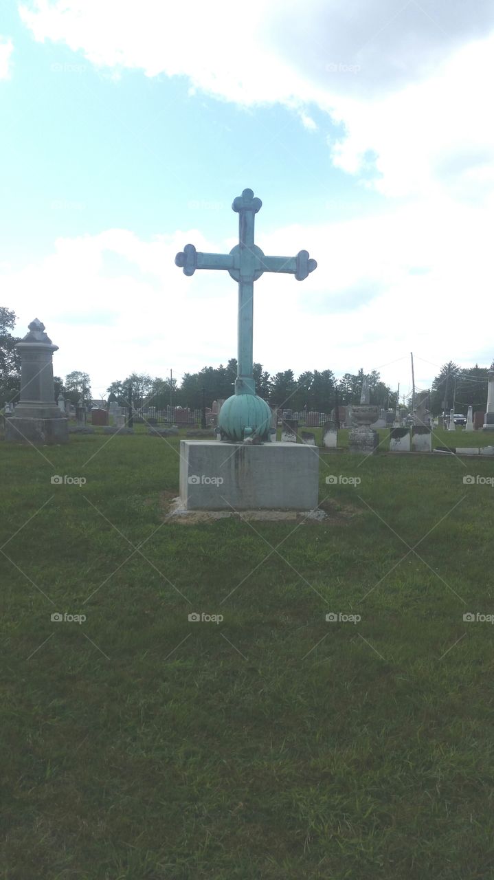 Cemetery cross