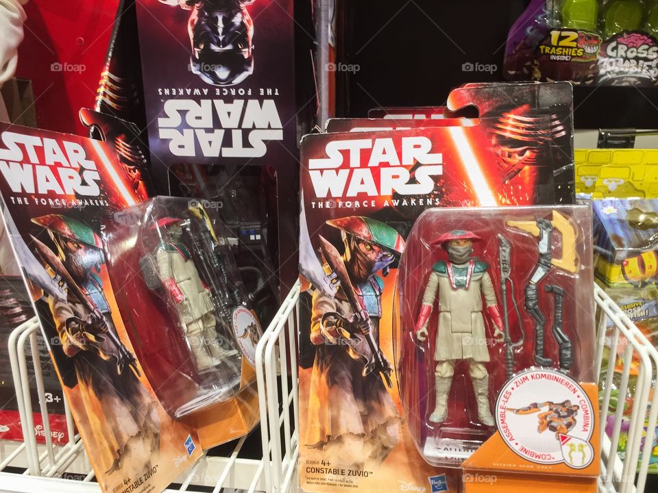 Sales of Star Wars toys reached new heights when the new movie starwars The Force awakenes premiered Christmas 2015.