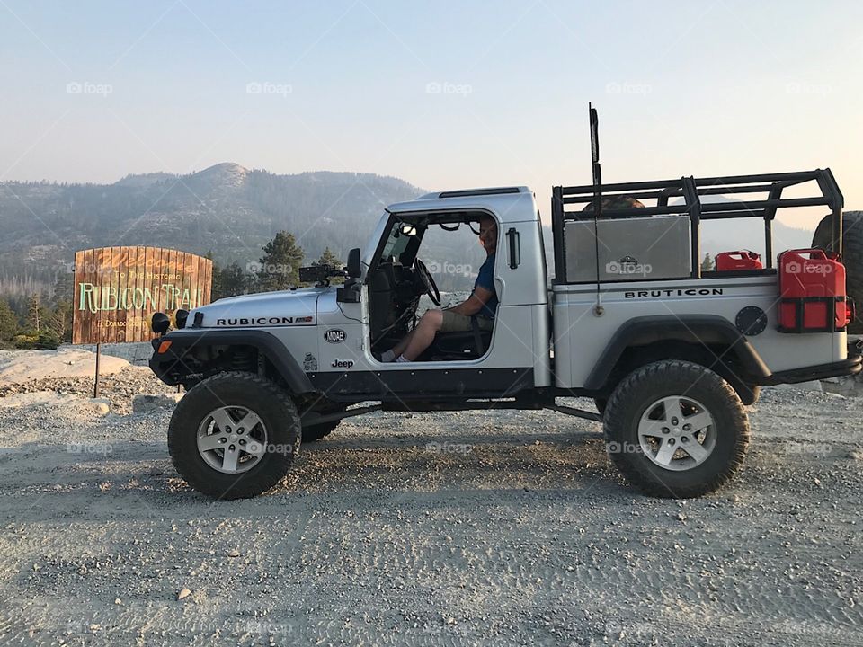 What a fun day driving the brute on the rubicon trail! 