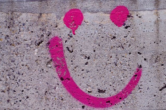 Bild an Mauer