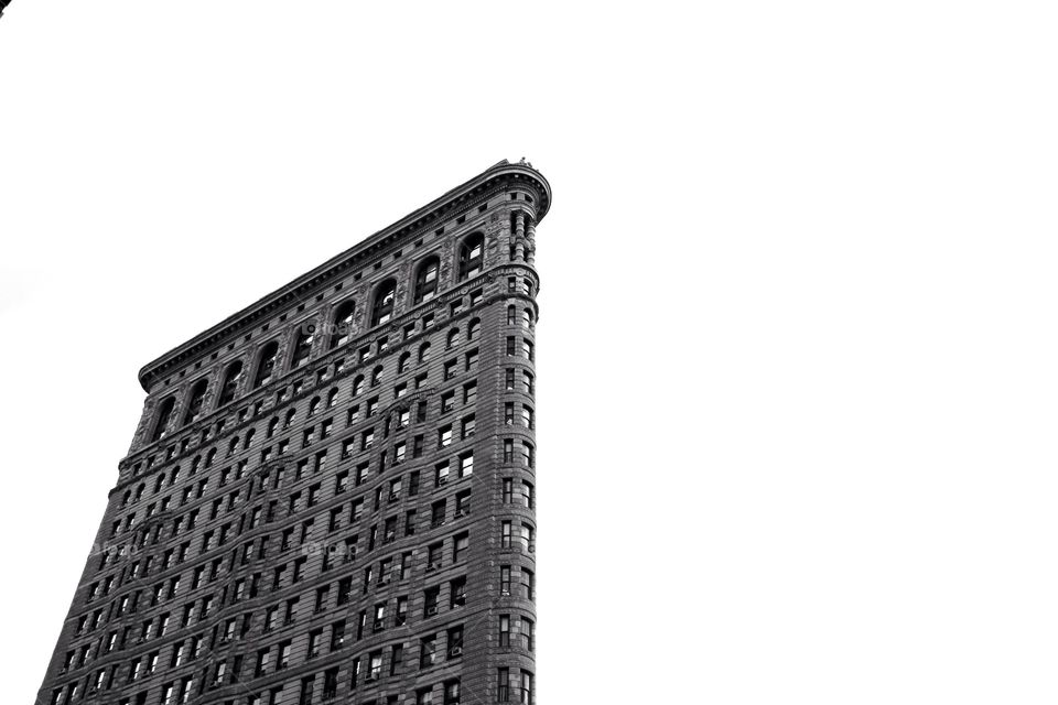 Noir Flatiron. Flatiron building in New York City 