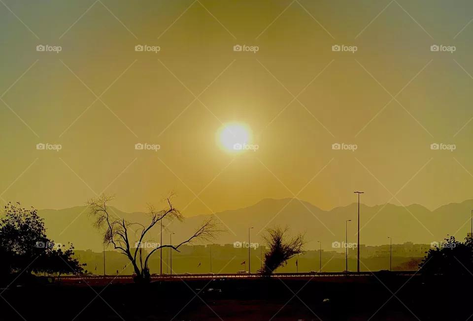 Sun set