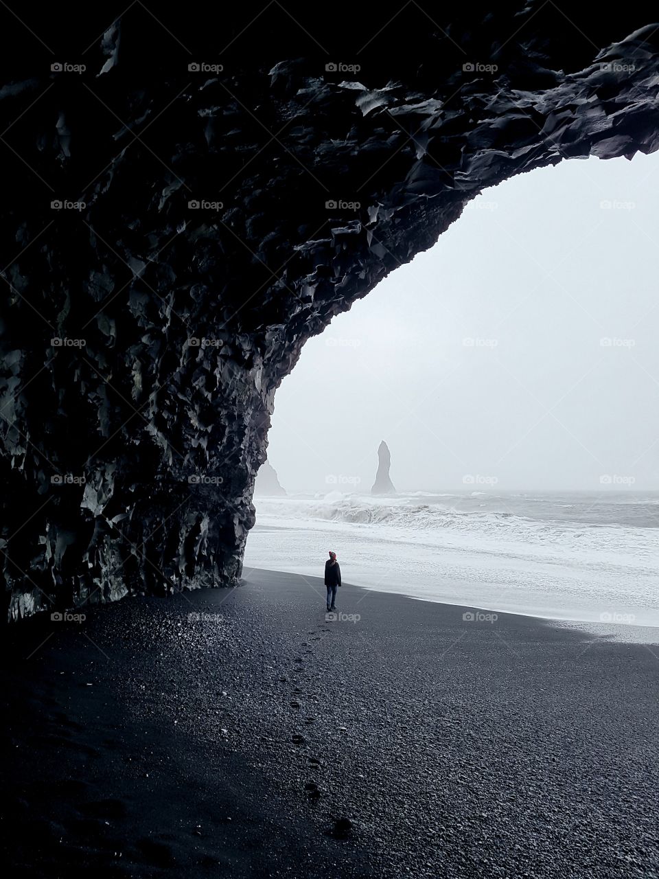 Reynisfjara black beach in Iceland