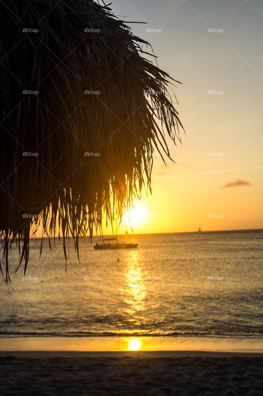 Fantastic Aruba sunset