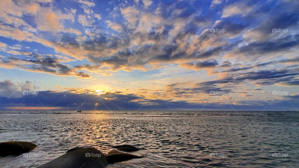 sunrise on the beach 🏖🏝